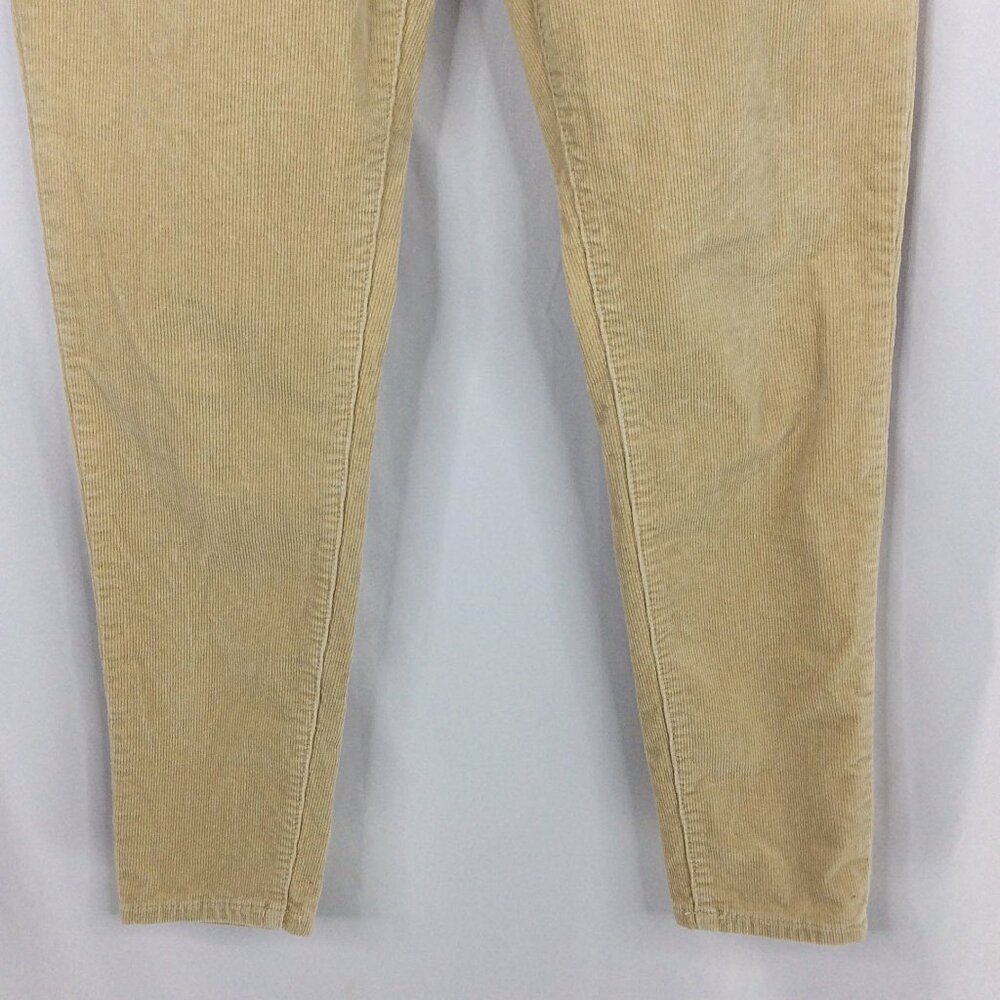 KanCan Lupe‎ High Rise Corduroy Pants Jeans Womens 9/28 Beige Ankle Crop - Picture 8 of 12